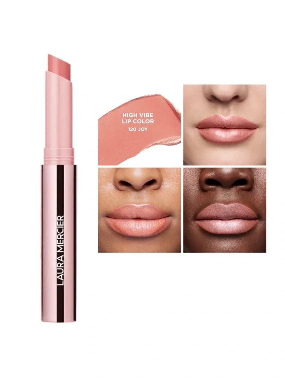 💜Laura Mercier High Vibe Lip Color Joy